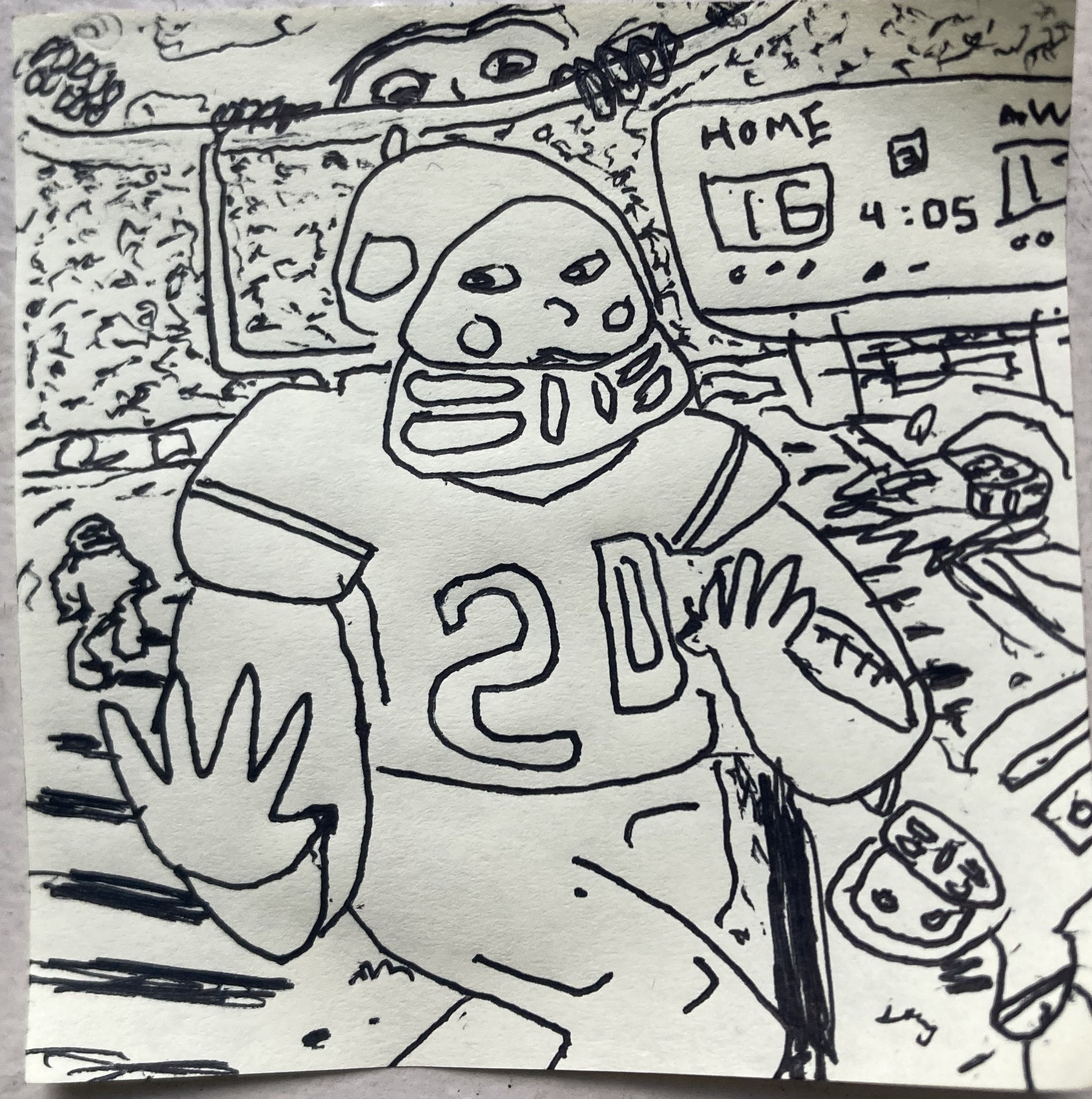 Watching Football, go Bears